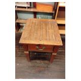 Wooden end table