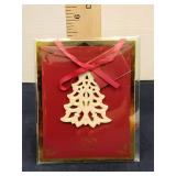 Lenox pierced tree charm ornament