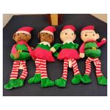 Plush elf lot (4)