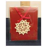 Lenox pierced star charm ornament