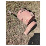 Vintage hand crank rotary crop duster