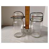 Half pint canning jars vintage