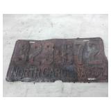 North Carolina plates 1937