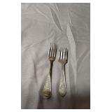 Sterling baby forks (2)