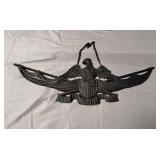 Cast iron eagle wall hanging