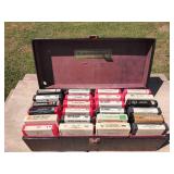 8 Track tapes w/ case