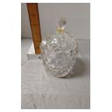 Fostoria American covered candy dish