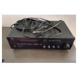 Yamaha stereo receiver, powers on