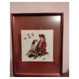 Framed Norman Rockwell print 12' x 14.5'