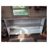Wood storage shelf
