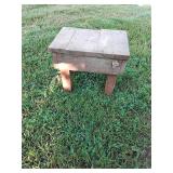 Homemade wooden stool