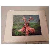 Giraffe print 14' x 11'