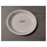 Blue cornflower pie plate