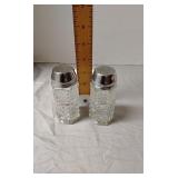 Anchor Hocking Wexford glass salt & pepper shakers