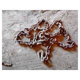Metal towing chain