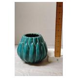 Lotus blossom ceramic vase