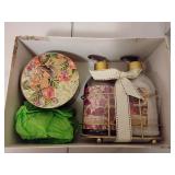 Bath soap & candle gift box