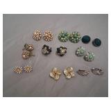 Clip on earring lot