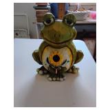 Frog birdhouse