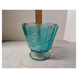 Blue Flashing candy dish
