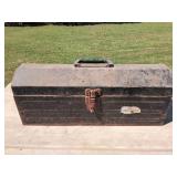 Metal toolbox w/ contents