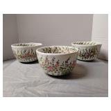 Spring garden bowls (3)
