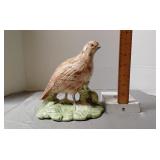 Quail ceramic figurine