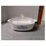 Blue cornflower casserole dish 1qt