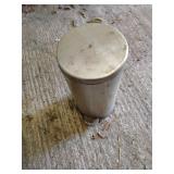 Hands free trash can