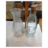 Glass malt bottles