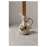 Lefton China hand painted porcelain pitcher