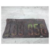 North Carolina plates 1936