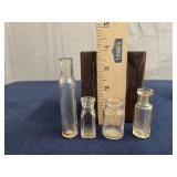 Vintage medicine bottles (4)