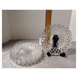 Anchor Hocking Wexford glass plates 6'