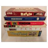 Assorted vintage board game lot