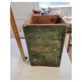 Vintage wooden crate, Scotland Neck