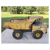 Mighty Tonka metal dump truck, as found