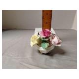Royal Adderley floral bone china England figurine