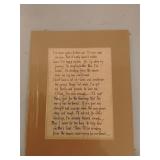 Inspirational print 8' x 10'