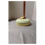 Ausley art ceramic lidded dish