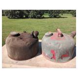 Metal gas cans (2)