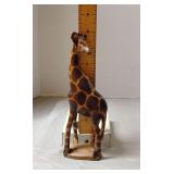 Hand carved giraffe