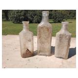 Vintage medicine bottles (3)