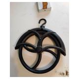 Cast iron pully wheel
