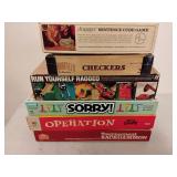 Assorted vintage board game lot