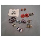 Screwback & earring lot