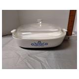Blue cornflower casserole dish 10'