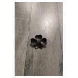 Sterling flower brooch