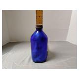 Cobalt blue Phillips medicine bottle
