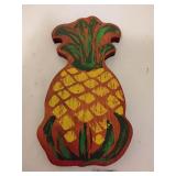 Wood pineapple wall decor